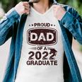 Mens Proud Dad Of A Class Of 2022 Graduate Senior Graduation Best Men V-Neck Tshirt
