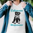 Miniature Schnauzer At Home Cuteness Dispenser Multi Tasking Dog Men V-Neck Tshirt