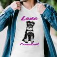 Miniature Schnauzer At Home Love Consultant Multi Tasking Dog Men V-Neck Tshirt