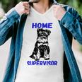 Miniature Schnauzer Home Supervisor Child Wrangler Multi Tasking Dog Men V-Neck Tshirt