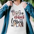 My Dog Ate My Lesson Plans Men V-Neck Tshirt