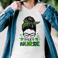 One Lucky Nurse St Patricks Day For Women Funny Nurse Men V-Neck Tshirt