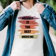 Patience Is The Best Medicine Men V-Neck Tshirt