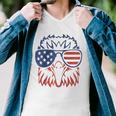 Patriotic Eagle 4Th Of July Usa American Flagraglan Baseball Men V-Neck Tshirt