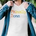 Phinally Done Men V-Neck Tshirt