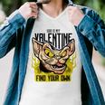 She Is My Valentine Cat Men V-Neck Tshirt