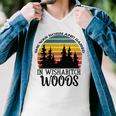 She Was Born And Raised In Wishabitch Woods Men V-Neck Tshirt