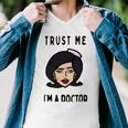 Trust Me Im A Dogtor Doctor Dog 672 Shirt Men V-Neck Tshirt