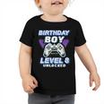 Level 8 Unlocked 2014 Bday Video Game 8Th Birthday Boy Gamer Toddler Tshirt
