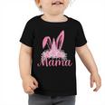 Mama Floral Leopard Bunny Easter Happy Easter Mothers Day Toddler Tshirt