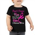 Pagets Disease Mom Most People Never Meet Their Hero I Raised Mine Pink Ribbon Pagets Disease Pagets Disease Awareness Toddler Tshirt