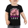 Put The Fun Between Your Legs Funny Girl Motocross Gift Girl Motorcycle Lover Vintage Toddler Tshirt