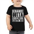 Straight Outta Elementary School Grad 2022 Graduation Gifts Toddler Tshirt