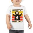 Funny Cute Sloth Yoga Namastay Social 863 Shirt Toddler Tshirt