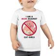 I Am A Mom Against Cat Girls Toddler Tshirt