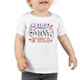 Little Miss America 4Th Of July Girls Usa Patriotic Toddler Tshirt