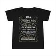 Country Girl Country Girl I Was Born With My Heart On My Sleeve Infant Tshirt