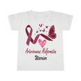 Arteriovenous Malformation Warrior Butterfly Funny Unicorn Burgundy Ribbon Arteriovenous Malformation Support Arteriovenous Malformation Awareness Infant Tshirt