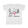 Borderline Personality Disorder Bpd Awareness Butterfly Grey Ribbon Borderline Personality Disorder Bpd Awareness Infant Tshirt