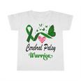 Cerebral Palsy Warrior Butterfly Green Ribbon Cerebral Palsy Cerebral Palsy Awareness Infant Tshirt