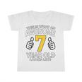 Kids 7Th Birthday Gift For Awesome 7 Years Old Boys Infant Tshirt