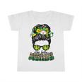 One Lucky Nurse Irish Leopard Messy Bun St Patricks Day Infant Tshirt