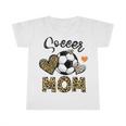 Soccer Mom Game Day Cheer Mom Leopard Mothers Day Infant Tshirt