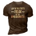 Accountant Lady In The Sheets Freak In The Spreadsheets 3D Print Casual Tshirt Brown