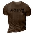 Archery V2 3D Print Casual Tshirt Brown
