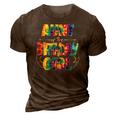 Aunt Of The Birthday Girl Matching Family Tie Dye 3D Print Casual Tshirt Brown