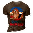 Beagle 4Th Of July For Beagle Lover Beagle Mom Dad July 4Th 3D Print Casual Tshirt Brown