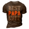 Best Papa Ever 2 Papa T-Shirt Fathers Day Gift 3D Print Casual Tshirt Brown