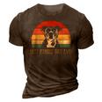 Best Pitbull Dad Ever Pitbull Dog Lovers Fathers Day 3D Print Casual Tshirt Brown
