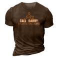 Call Of Daddy Parenting Ops Gamer Dads Funny Fathers Day 3D Print Casual Tshirt Brown