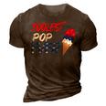 Coolest Pop Ever Ice Cream America 4Th Of July 3D Print Casual Tshirt Brown