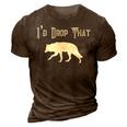 Coyote Hunting Hunt Dog Funny T - Hunter Gift 3D Print Casual Tshirt Brown