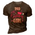 Dad Of The Birthday Girl Cute Pink Matching Family 3D Print Casual Tshirt Brown