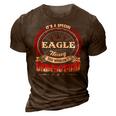 Eagle Shirt Family Crest Eagle T Shirt Eagle Clothing Eagle Tshirt Eagle Tshirt Gifts For The Eagle 3D Print Casual Tshirt Brown