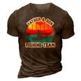 Father And Son Fishing Team Fathers Day 3D Print Casual Tshirt Brown