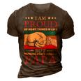 Father Grandpa I Am Proud Of Many Things In Life But Nothing Beats Being A Papa258 Family Dad 3D Print Casual Tshirt Brown