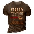 Fully Vaccinated By The Blood Of Jesus Christian Jesus Faith V2 3D Print Casual Tshirt Brown