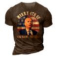 Funny Biden Merry 4Th Of You Know The Thing Anti Biden 3D Print Casual Tshirt Brown