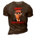 Funny Joe Biden Happy Halloween For Fourth Of July 3D Print Casual Tshirt Brown