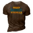 Funny Not A Stepdad But A Bonus Dad Fathers Day Gift 3D Print Casual Tshirt Brown
