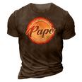 Graphic 365 Papo Vintage Retro Fathers Day Funny Men Gift 3D Print Casual Tshirt Brown
