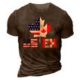 Happy Canada Day Usa Pride Us Flag Day Useh Canadian 3D Print Casual Tshirt Brown