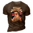 Happy Treasons Day Funny British Queen Essential 3D Print Casual Tshirt Brown