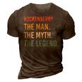 Hockenberry Name Shirt Hockenberry Family Name V5 3D Print Casual Tshirt Brown