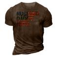 Husband Daddy Hero - 4Th Of July Fathers Day Dad Funny 3D Print Casual Tshirt Brown