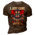 I Just Came To Get Lit & Bang Funny 4Th Of July Fireworks 3D Print Casual Tshirt Brown